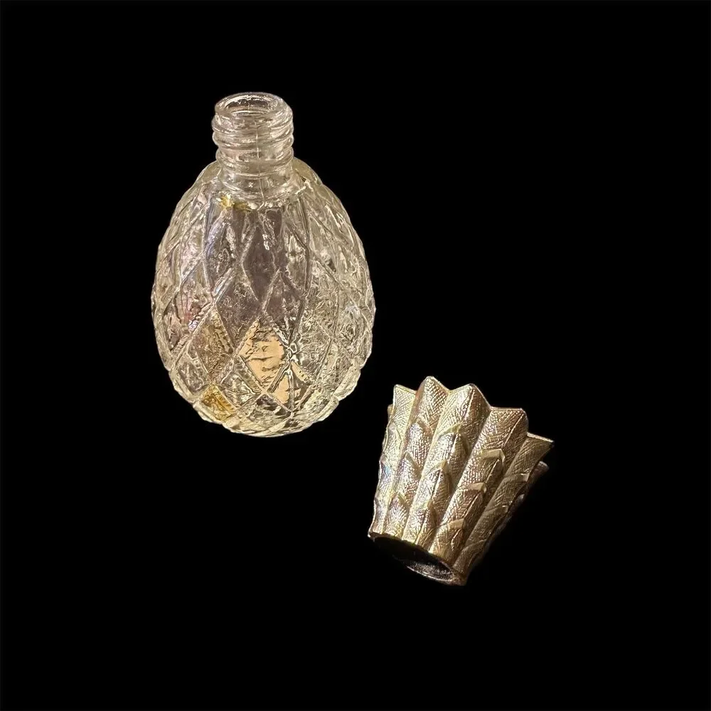 Vintage Avon Pineapple Charisma Cologne Bottle 3”
